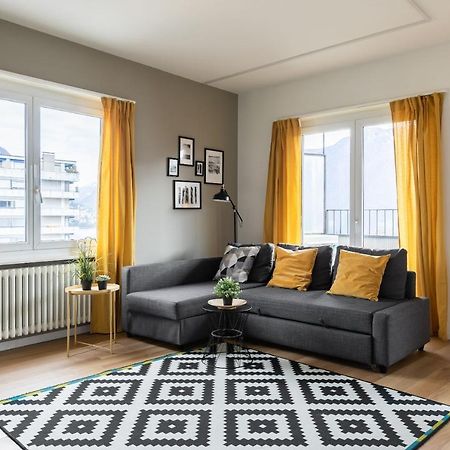 Minerva Apartments Lugano Bagian luar foto