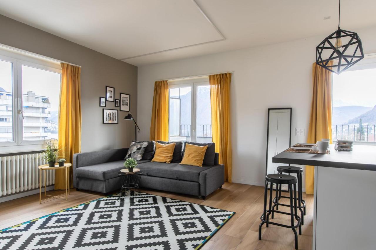 Minerva Apartments Lugano Bagian luar foto