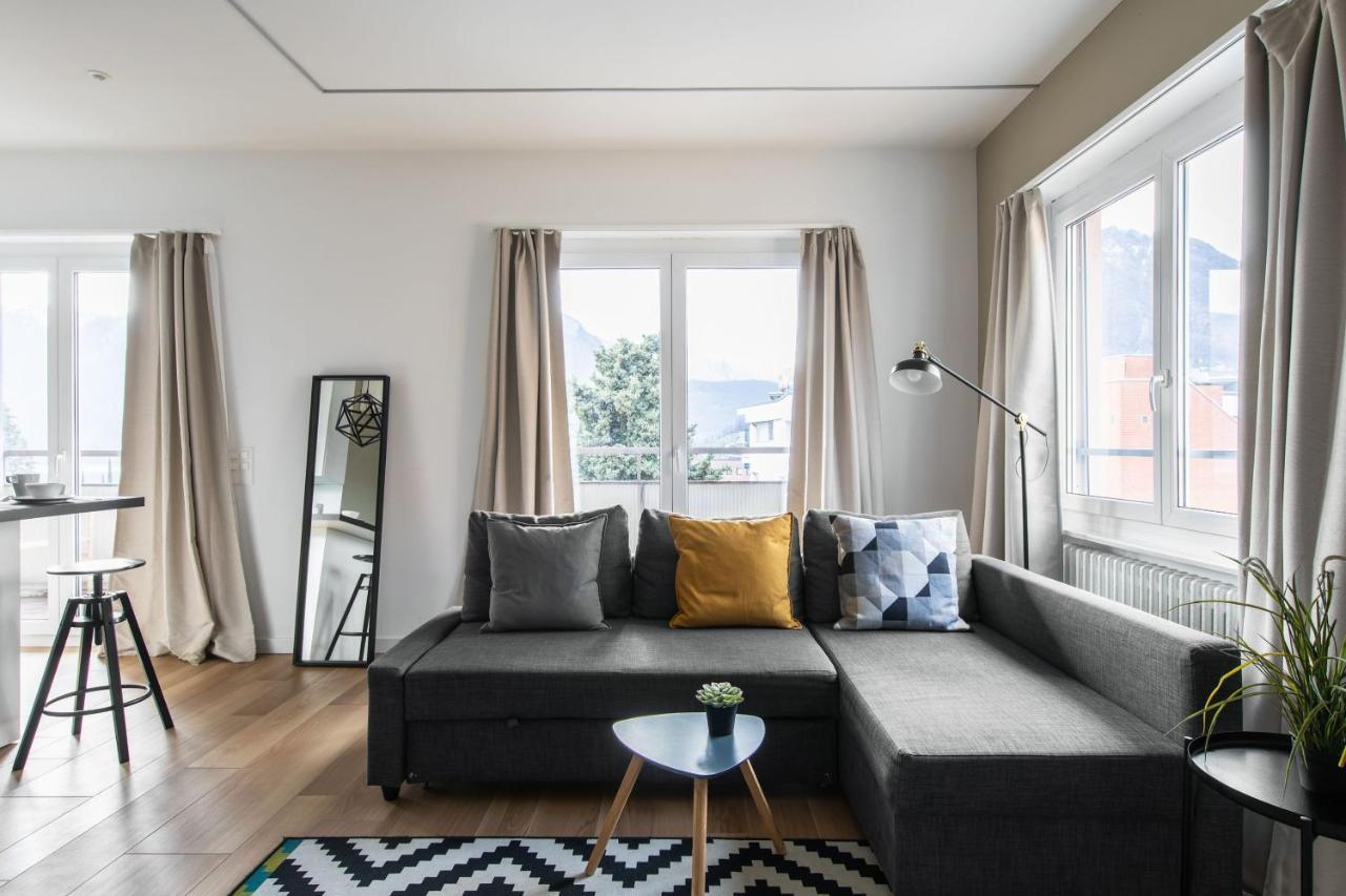 Minerva Apartments Lugano Bagian luar foto